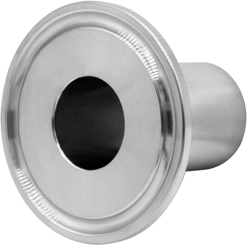Fitvell Stainless Steel Sanitary Pipe Fitting 3/4" NPT Female Thread to 1.5" Tri Clamp 50.5mm Ferrule OD Sanitary Home Brew Adapter Connector (pack of 2) - Image 4